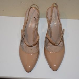 Via Spiga Slingback Nude Pump